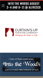 Mobile Screenshot of curtainsuptheater.com